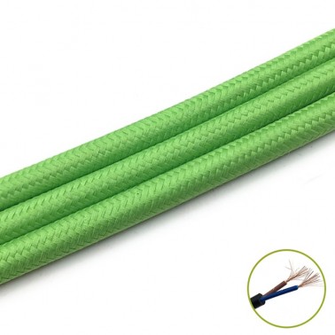 Купить Decorativ Cablu2*0.75mm, green, m в магазине Grunled, с бесплатной доставкой, цена от производителя.